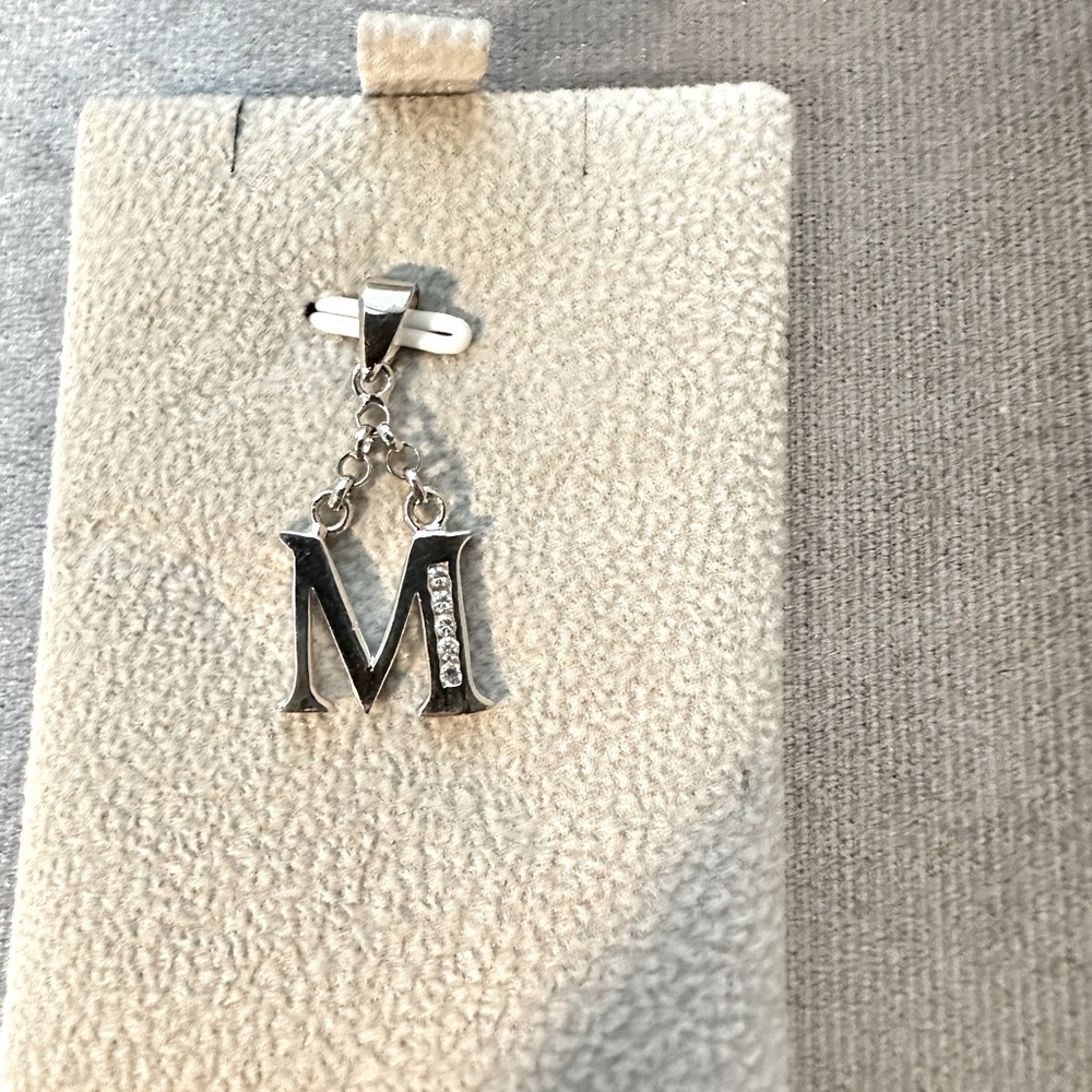 Sterling Silver ‘M’ Pendant